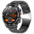 Смарт-годинник Smart Surf X Pro Black Steel з компасом 2 ремінці розумний годинник UWatch #9964