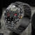 Смарт-годинник Smart Surf X Pro Black Steel з компасом 2 ремінці розумний годинник UWatch #9975