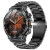 Смарт-годинник Smart Surf X Pro Black Steel з компасом 2 ремінці розумний годинник UWatch #9972