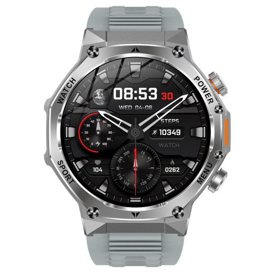 Смарт-годинник Smart Surf X Pro Grey, 2 ремінці розумний годинник UWatch #8435