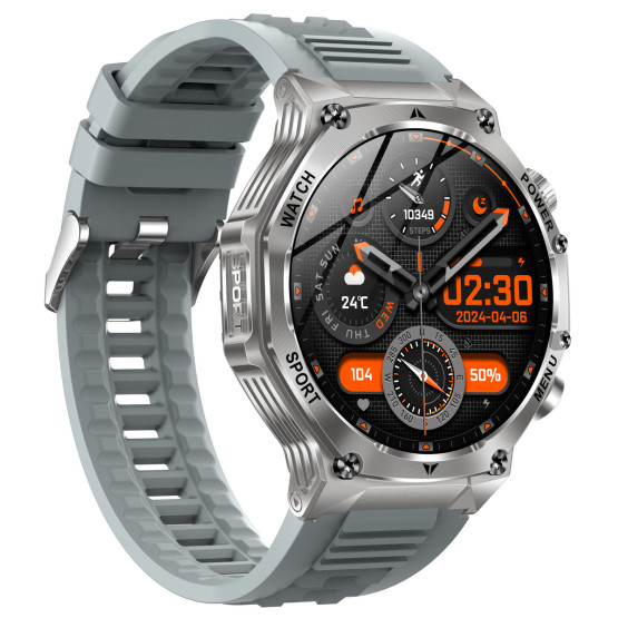 Смарт-годинник Smart Surf X Pro Grey, 2 ремінці розумний годинник UWatch #8436