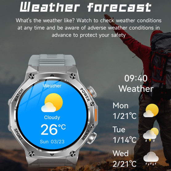 Смарт-годинник Smart Surf X Pro Grey, 2 ремінці розумний годинник UWatch #8437