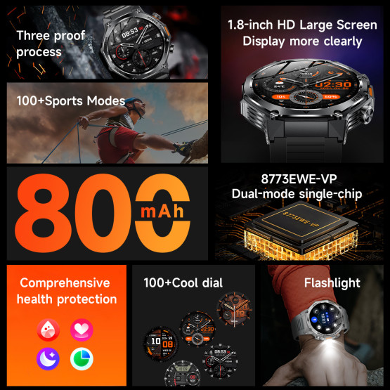 Смарт-годинник Smart Surf X Pro Grey, 2 ремінці розумний годинник UWatch #8439