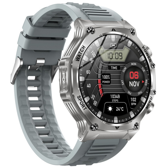 Смарт-годинник Smart Surf X Pro Grey, 2 ремінці розумний годинник UWatch #8442