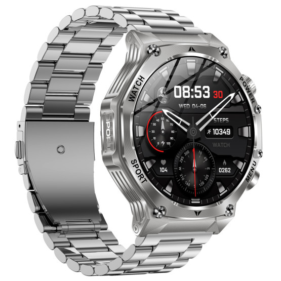 Смарт-годинник Smart Surf X Pro Steel, 2 ремінці розумний годинник UWatch #8422