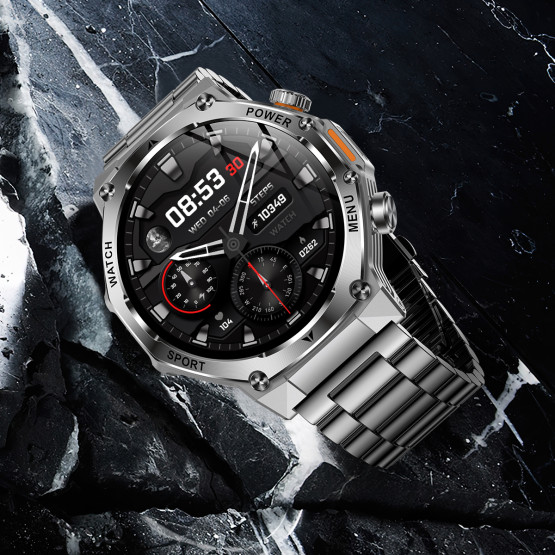 Смарт-годинник Smart Surf X Pro Steel, 2 ремінці розумний годинник UWatch #8423
