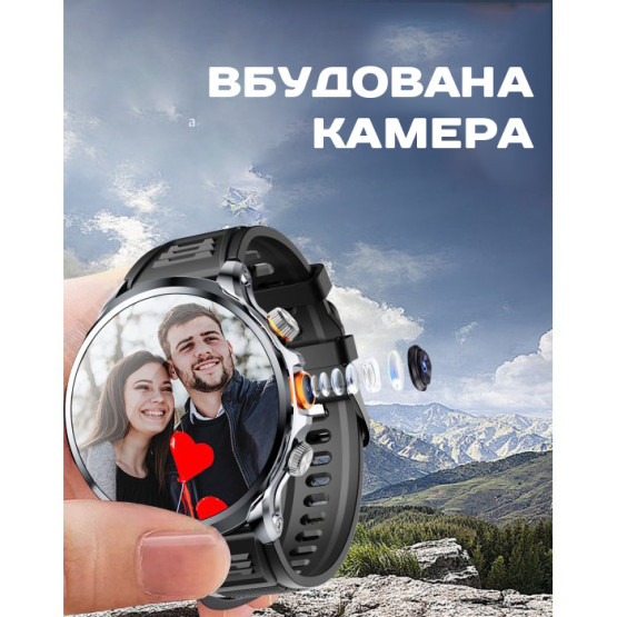 Смарт-годинник UWatch Smart Technology Steel Hammer з SIM-картою 2 ремінці #13536