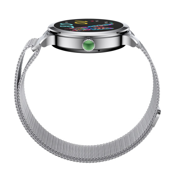 Смарт-годинник Smart VIP Lady Pro Silver розумний годинник UWatch #6456