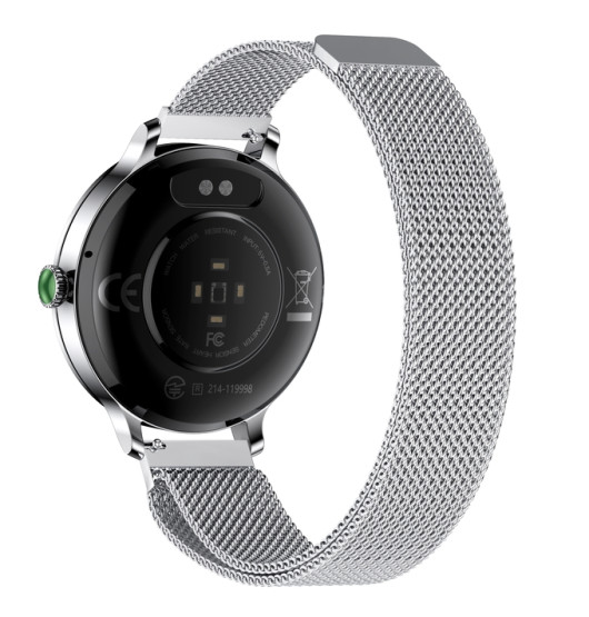 Смарт-годинник Smart VIP Lady Pro Silver розумний годинник UWatch #6458
