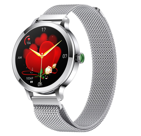 Смарт-годинник Smart VIP Lady Pro Silver розумний годинник UWatch #6446