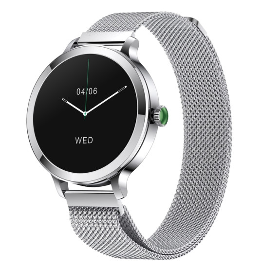 Смарт-годинник Smart VIP Lady Pro Silver розумний годинник UWatch #6451