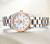 Жіночий наручний годинник Carnival White Leather Classic 2 ремінці #13157