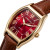 Жіночий наручний годинник Crrju France Leather Classic 2 ремінці
