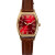 Жіночий наручний годинник Crrju France Leather Classic 2 ремінці #13163