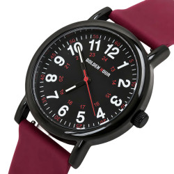 жіночий наручний годинник goldenhour trend black cherry 2 ремінці