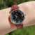 Жіночий наручний годинник Olevs Diamond Leather Brown 2 ремінці #13752